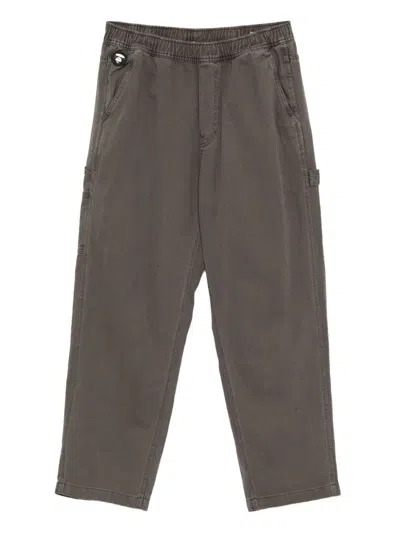 Aape By A Bathing Ape Moonface Trousers In Green