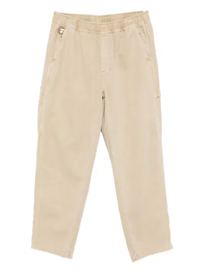 Aape By A Bathing Ape Moonface Trousers In Neutral
