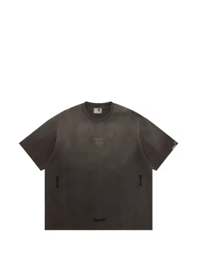 Aape By A Bathing Ape Moonface T-shirt In Black