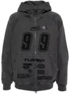 Aape By A Bathing Ape Motifs-embroidered Hoodie In Schwarz