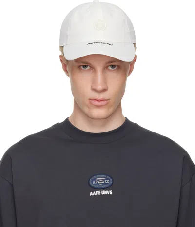 Aape By A Bathing Ape Off-white Aapenow Moonface Cap