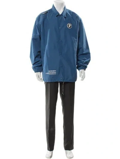 Pre-owned Aape By A Bathing Ape Parka In Blue