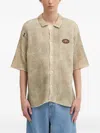 Aape By A Bathing Ape Patch Buttoned Shirt In Neutral