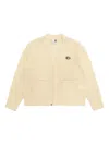 Aape By A Bathing Ape Patch-pockets Cardigan In Yellow