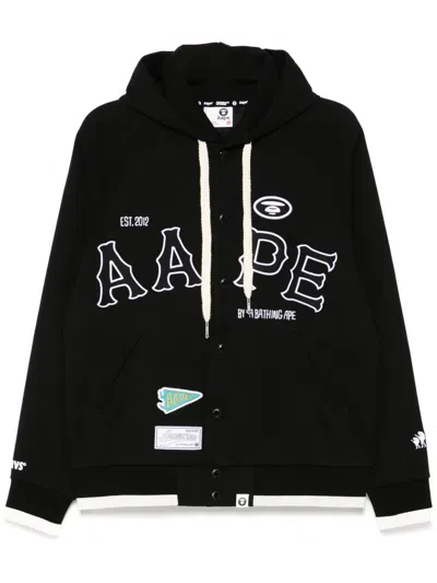 Aape By A Bathing Ape Jacke Mit Patches In Schwarz