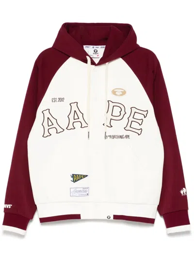 Aape By A Bathing Ape Jacke Mit Patches In Weiss