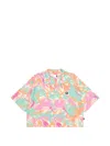 Aape By A Bathing Ape Patterned Cropped Shirt In Multi