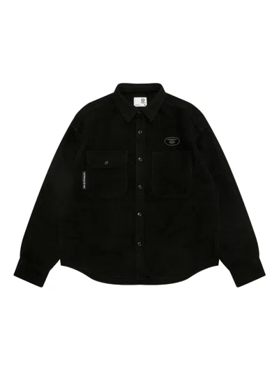 Aape By A Bathing Ape Pocket Logo Shirt In Black