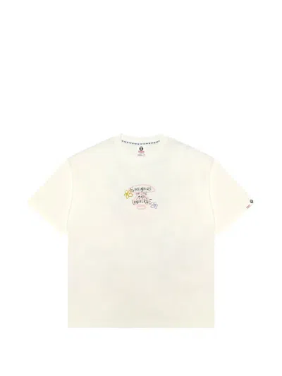 Aape By A Bathing Ape Print T-shirt In Neutral