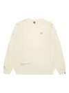 Aape By A Bathing Ape Printed-logo Sweatshirt In Neutral