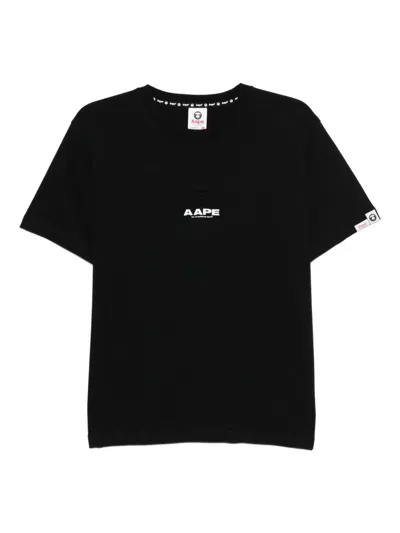 Aape By A Bathing Ape T-shirt Mit Print In Black