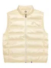 Aape By A Bathing Ape Quilted Logo-plaque Gilet In Neutral