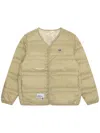Aape By A Bathing Ape Reversible Camouflage-pattern Down Jacket In Neutrals