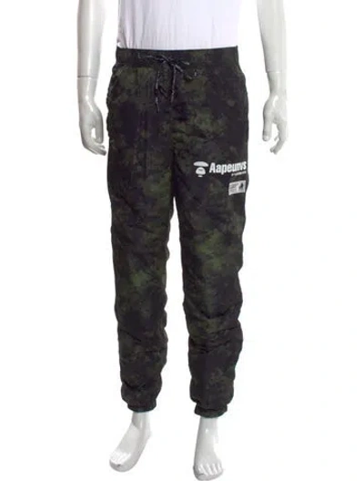 Pre-owned Aape By A Bathing Ape Reversible Joggers In Black