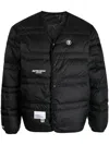 Aape By A Bathing Ape Reversible Quilted Padded Jacket In Black