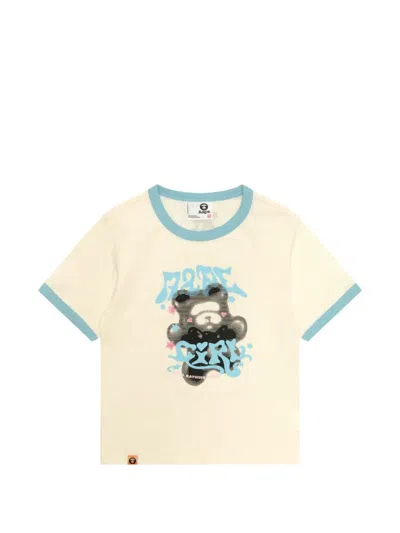 Aape By A Bathing Ape Ringer T-shirt In Pink