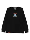 Aape By A Bathing Ape Screen-printed T-shirt In Black