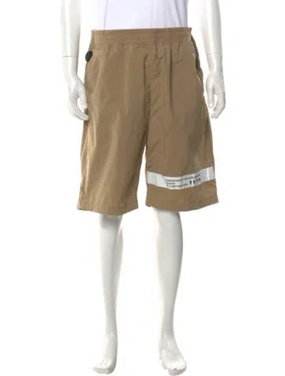 Pre-owned Aape By A Bathing Ape 'somewhere In The Aape Universe' Athletic Shorts In Neutral