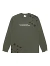 Aape By A Bathing Ape Star Camouflage Long-sleeved Sweatshirt In Green