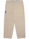 Aape By A Bathing Ape Straight-leg Cotton Trousers In Nude