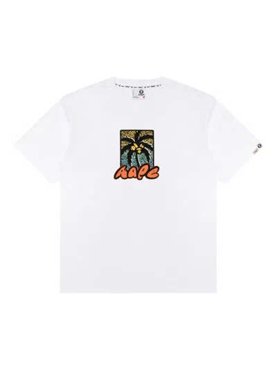 Aape By A Bathing Ape Sunset-print T-shirt