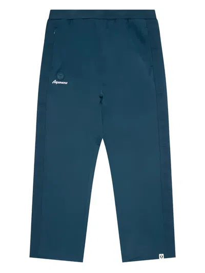 Aape By A Bathing Ape Tape-seam Track Pants In Blue