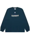 Aape By A Bathing Ape Text-print Sweatshirt In Blue
