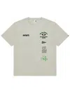 Aape By A Bathing Ape Text-print T-shirt In Grey