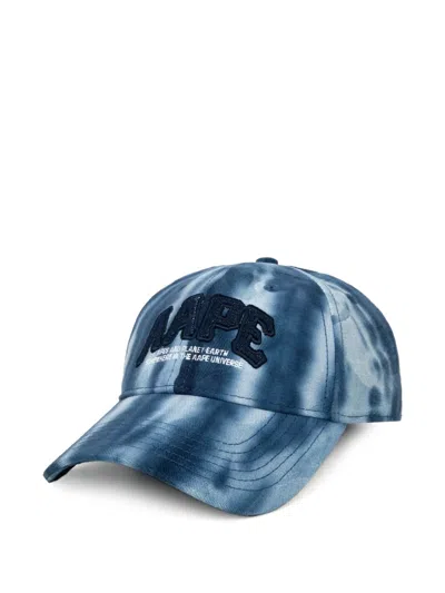 Aape By A Bathing Ape Tie-dye Cap In Blue