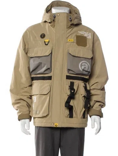 Pre-owned Aape By A Bathing Ape Utility Utility Jacket In Neutral