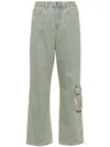 Aape By A Bathing Ape Wide-leg Cargo Jeans In Bll