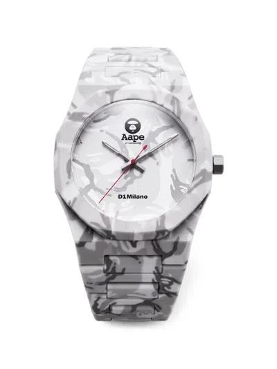 Aape By A Bathing Ape Xd1 40mm Watch In Gray