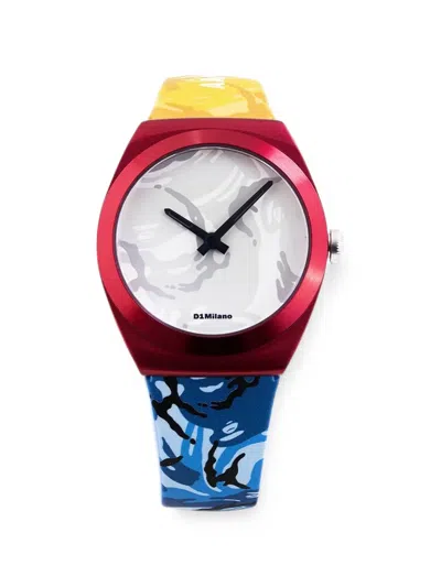 Aape By A Bathing Ape Xd1 Canva 34mm Watch In Multi