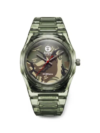 Aape By A Bathing Ape Xd1 Nylon 39mm Watch In Multi