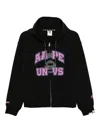 Aape By A Bathing Ape Zip-up Hoodie In Black