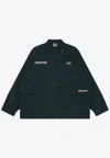 Aape Moonface Field Jacket In Green