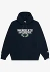 Aape Moonface Hooded Sweatshirt In Navy