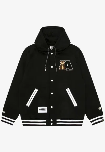 Aape R Bomber Jacket In Black