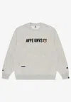 Aape R Crewneck Sweatshirt In Gray