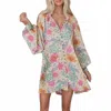 Aapparella Boho Peacock Dress In Multi In Multi