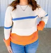 Aapparella Carson Sweater In Multi Color In White