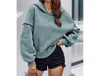 Aapparella Loose Fit Drop Shoulder Hoodie In Seafoam In Gray