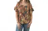 Aapparella Paisley Ruffled Blouse In Multi In Multi