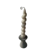 Aaram Luxe Twisted Taper Candles In Natural
