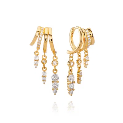 Aaria London Women's Cleo Hoop - Gold