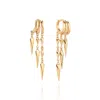 Aaria London Women's Gold / Silver Paloma Illusion Earrings