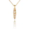 Aaria London Women's Iris Molten Spike Necklace -gold