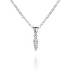 Aaria London Women's Maya Spike Necklace - Silver