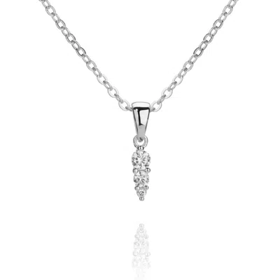 Aaria London Women's Maya Spike Necklace - Silver