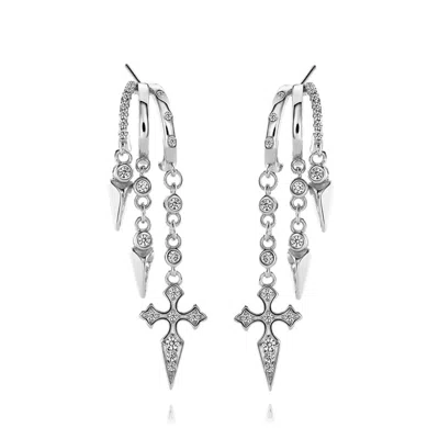 Aaria London Women's Naxos Earring Silver